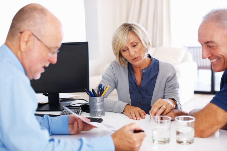 Retirement planning with a financial planner